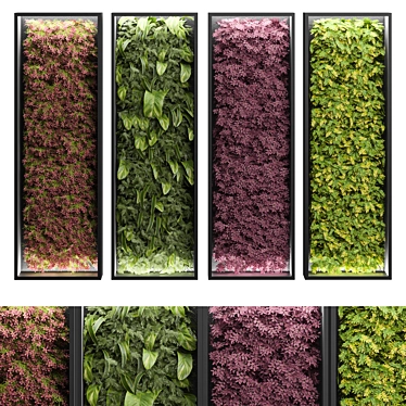  Modern Vertical Wall Garden 3D 3D model image 1 