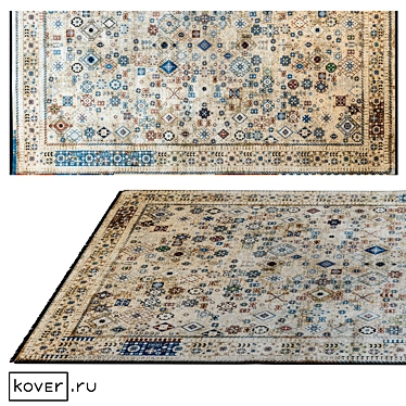 PIETRA Ethnic Rug Turkey Silk 3D model image 1 