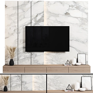  Modular TV Wall Mount Option 3D model image 1 