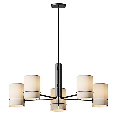  Modern PBR Shaw Chandelier 3D model image 1 