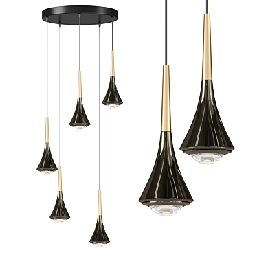 Modern Hanging Lamp CAI 2015 3D model image 1 