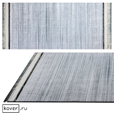 Title: Modern Silver OritO Rug 3D model image 1 