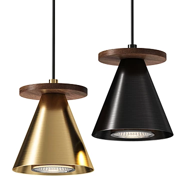 Lampatron Piet Cone Wood Pendant Lamp