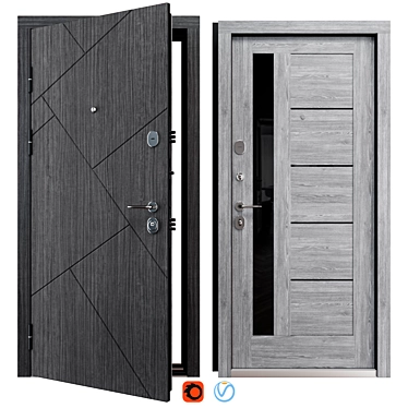 Entrance metal door MG 157 (MAGDA)