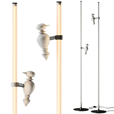 Modular LED Floor Lamp Accipicchio 3D model image 1 