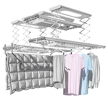 Aqara Smart Clothes Dryer, Portable 3D model image 1 