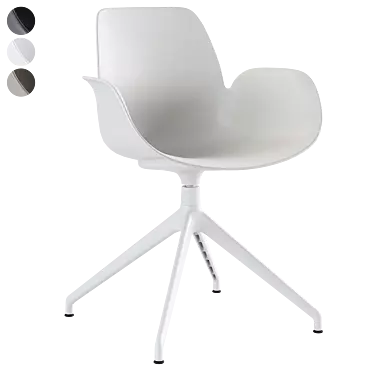 Modern Scandinavian Design Seed Chair 3D model image 1 