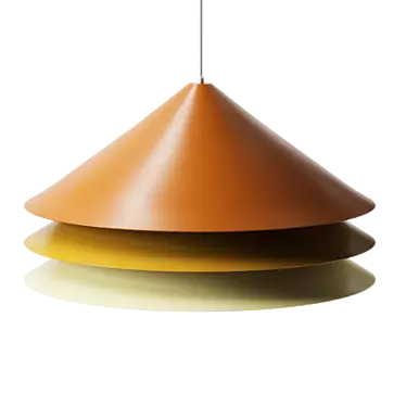 Multicolor Pendant Lamp Shade 3D model image 1 