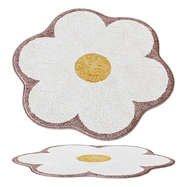 Chamomile Kids Rug 3D model image 1 