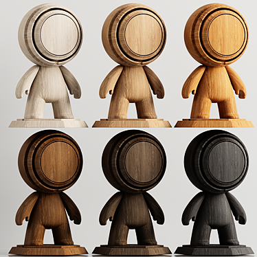 Premium Wood Textures Pack 3D model image 1 