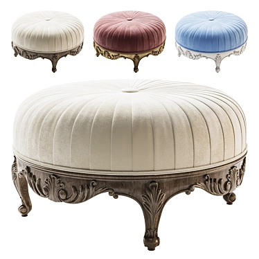 MASSOUD Scala Light Round Ottoman