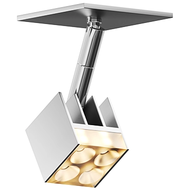 Minimalist Cube Ceiling Light 3D model image 1 