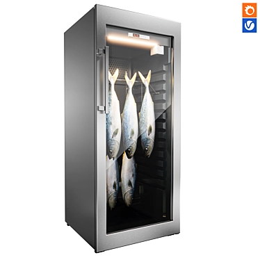 Premium Meat Aging Cabinet: DX01000PS 3D model image 1 