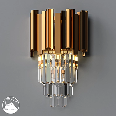 Crystal B Sconce, Ø 25 cm 3D model image 1 