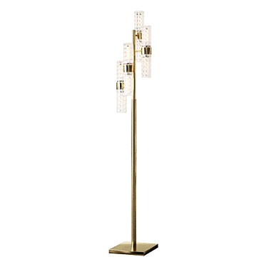 Tuberose Multi-light LED Table Lamp 3D model image 1 