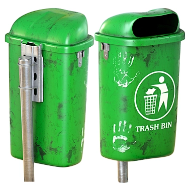  Urban Collection Trash Bin 3D model image 1 