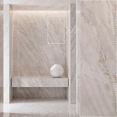 High Detail Marble Stone Textures 3D model image 1 