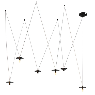  Minimalist Elegance Pendant Light 3D model image 1 