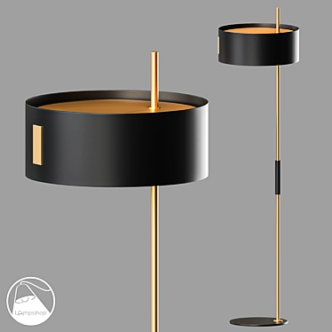 Elegant Floor Lamp Business Design 3D model image 1 