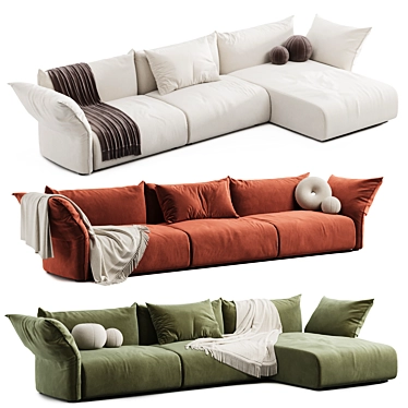 Comfort Living Sofa - 3D Model 3D model image 1 