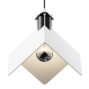 Contemporary LED Pendant Lamp Iron 3D model image 1 