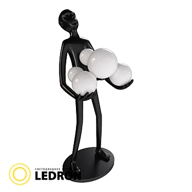 Lightforce small floor lamp 3D model image 1 