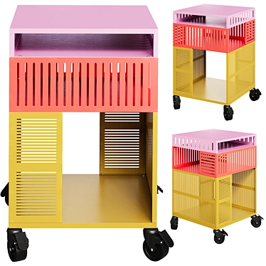 TESAMMANS Storage cabinet on wheels