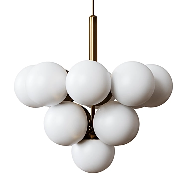 Modern Globe Pendant Lighting Fixture 3D model image 1 