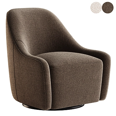 Brook Swivel Chair 3D Model 3D model image 1 