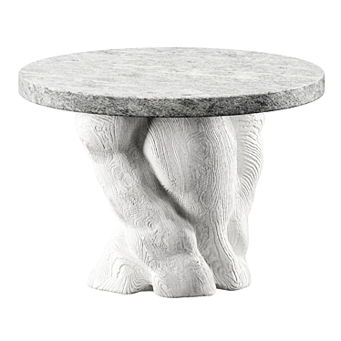 Stone Garden Table Customized Design 3D model image 1 