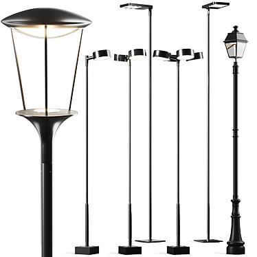  Versatile Outdoor Lighting Fixture 3D model image 1 