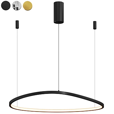  Modern Glint Pendant Light 3D model image 1 