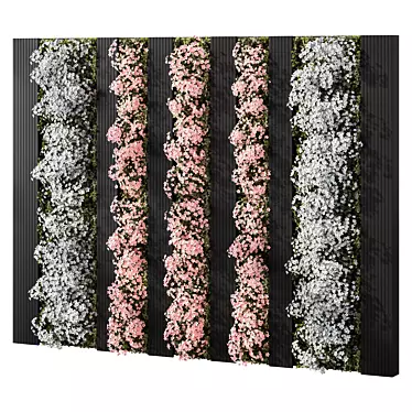 Blossom Wall Decor Set 3D model image 1 