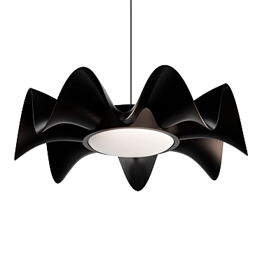 Sleek Pendant Lighting Fixture "FIETE 3D model image 1 