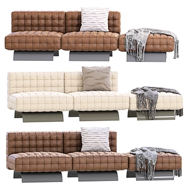 Modern Minotti Twiggy Modular Sofa 3D model image 1 