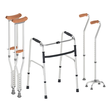 Set - crutches, walkers, canes