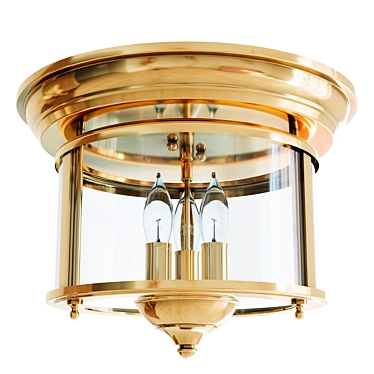 Modern GENTRY Chandelier Fixture 3D model image 1 