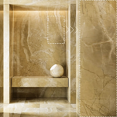 High Detail Marble Stone Textures 3D model image 1 