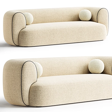 Modern Monopoli Sofa 3D Model 3D model image 1 