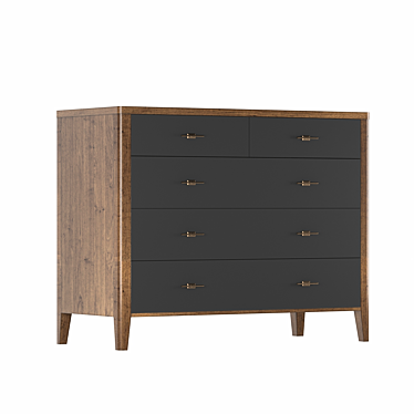 Chest of drawers La Nage with five drawers