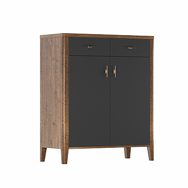 Chest of drawers La Nage with two drawers and two doors