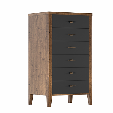 Chest of drawers La Nage with six drawers