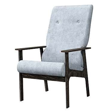 Elegant Classic ZASIDELIS Armchair 3D model image 1 