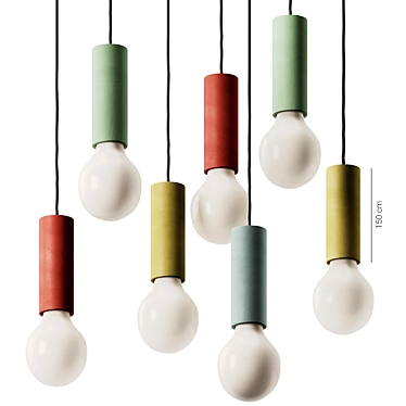 Sleek Ila Pendant Light_CONVERTible 3D model image 1 