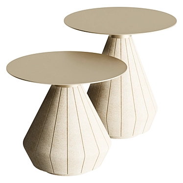 Modern Round Side Table | PIMAR 3D model image 1 