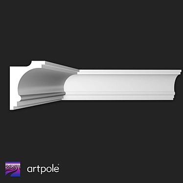 ArtPole SKTL55 Gypsum Cornice 3D model image 1 