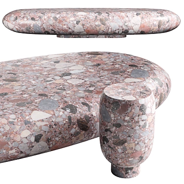 Designer Marble Coffee Tables Collection 3D model image 1 