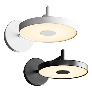 Modern LED Wall Light Fixture 3D model image 1 