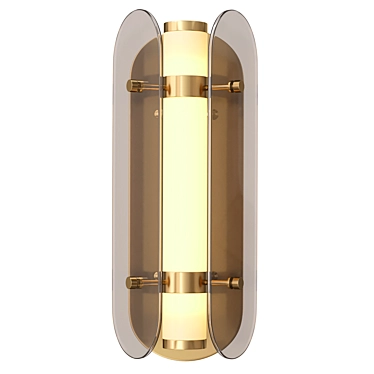 Sleek Arch Wall Light 3D model image 1 