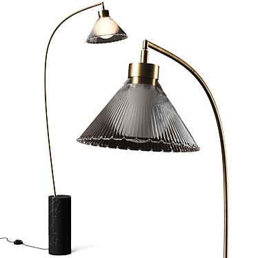  Modern Adjustable Floor Lamp 3D model image 1 